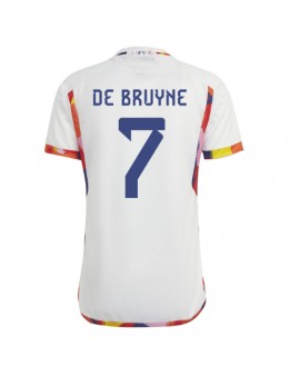 Belgien Kevin De Bruyne #7 Auswärtstrikot WM 2022 Kurzarm